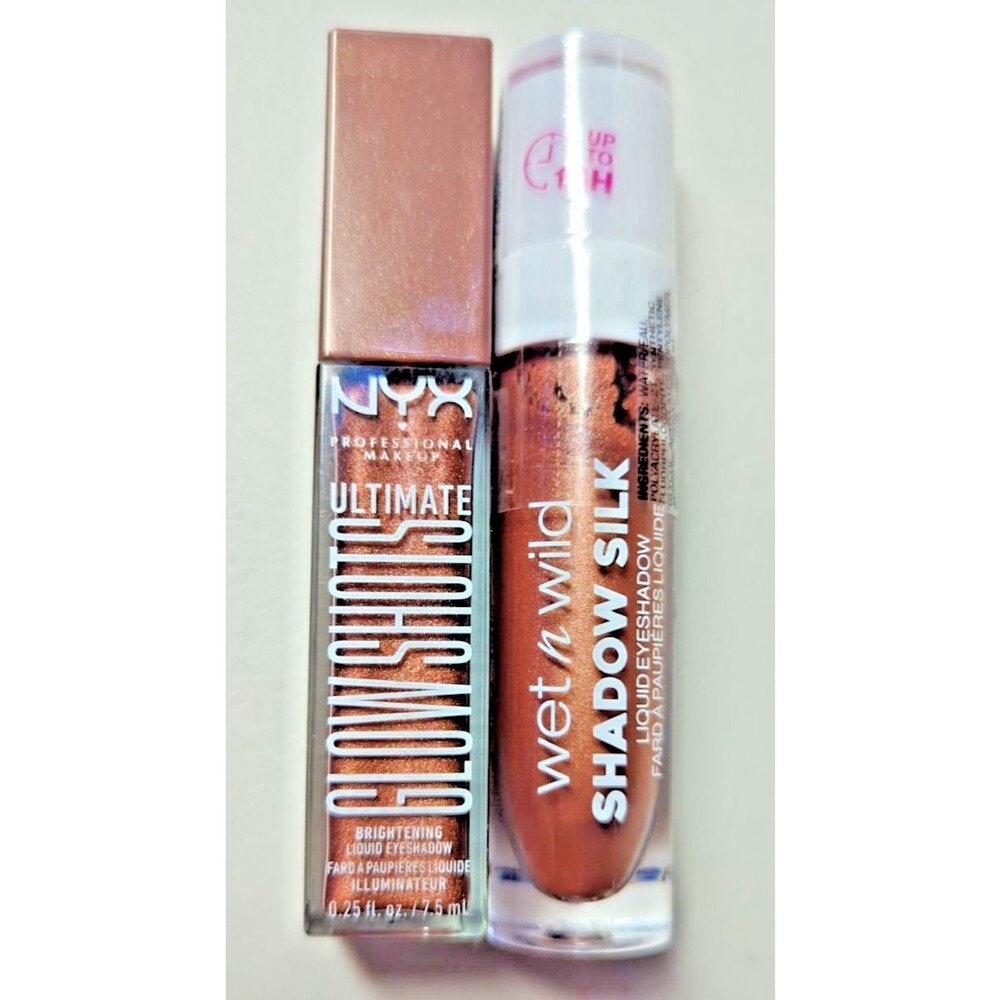 NYX Professional Makeup Butter Gloss & Wet n Wild Shadow Silk Liquid Eyeshadow